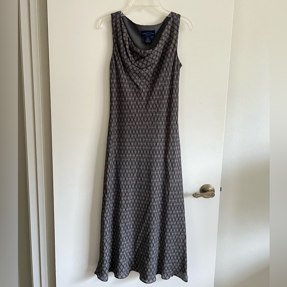 100% Silk Charter Club Petite Midi Dress